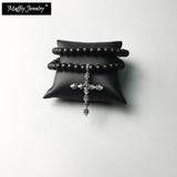 Stand Necklace Obsidian Skull