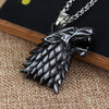Wolf Head Stark Necklace