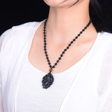 Nine-Tailed Fox Pendant Necklace