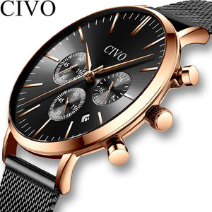 CIVO Fashion Business Quartz Watch