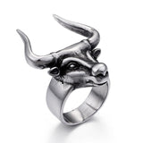 Personality Bull Horn Ring