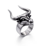 Personality Bull Horn Ring