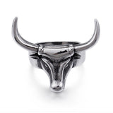Personality Bull Horn Ring