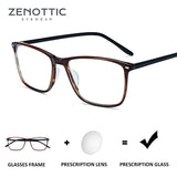 ZENOTTIC Men Glasses Frame