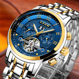LIGE Mens Watches Automatic Mechanical