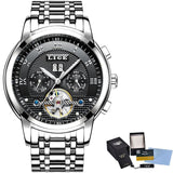 LIGE Mens Watches Automatic Mechanical