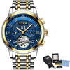 LIGE Mens Watches Automatic Mechanical