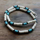 Stone Bead Surfer Necklace